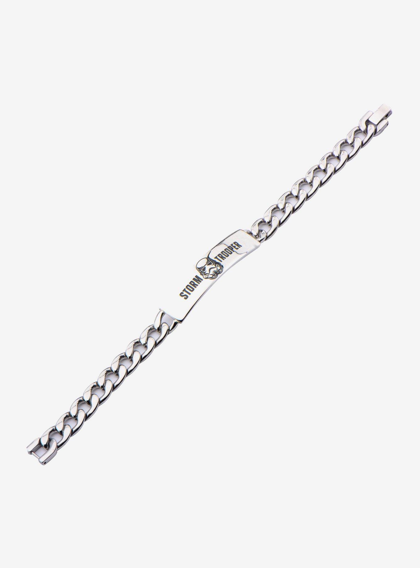 Star Wars Stormtrooper ID Curb Chain Bracelet, , hi-res