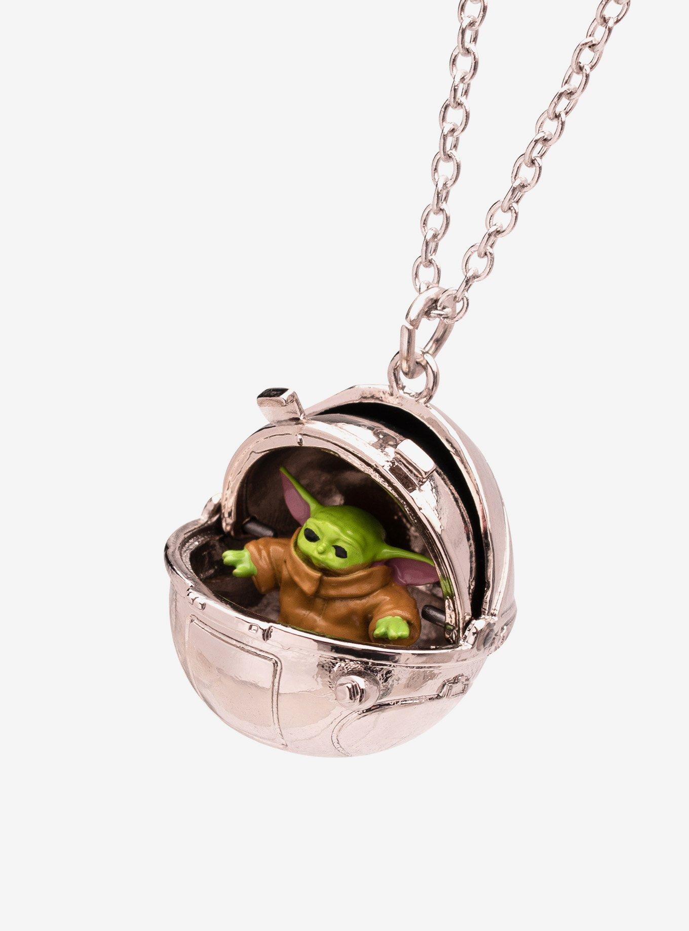 Star wars The Mandalorian Grogu Pram Necklace, , hi-res