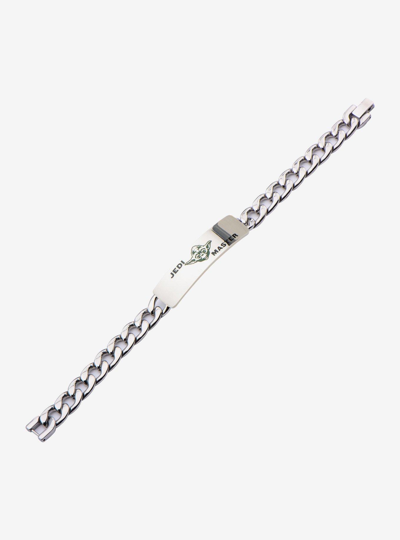 Star Wars Yoda ID Curb Chain Bracelet