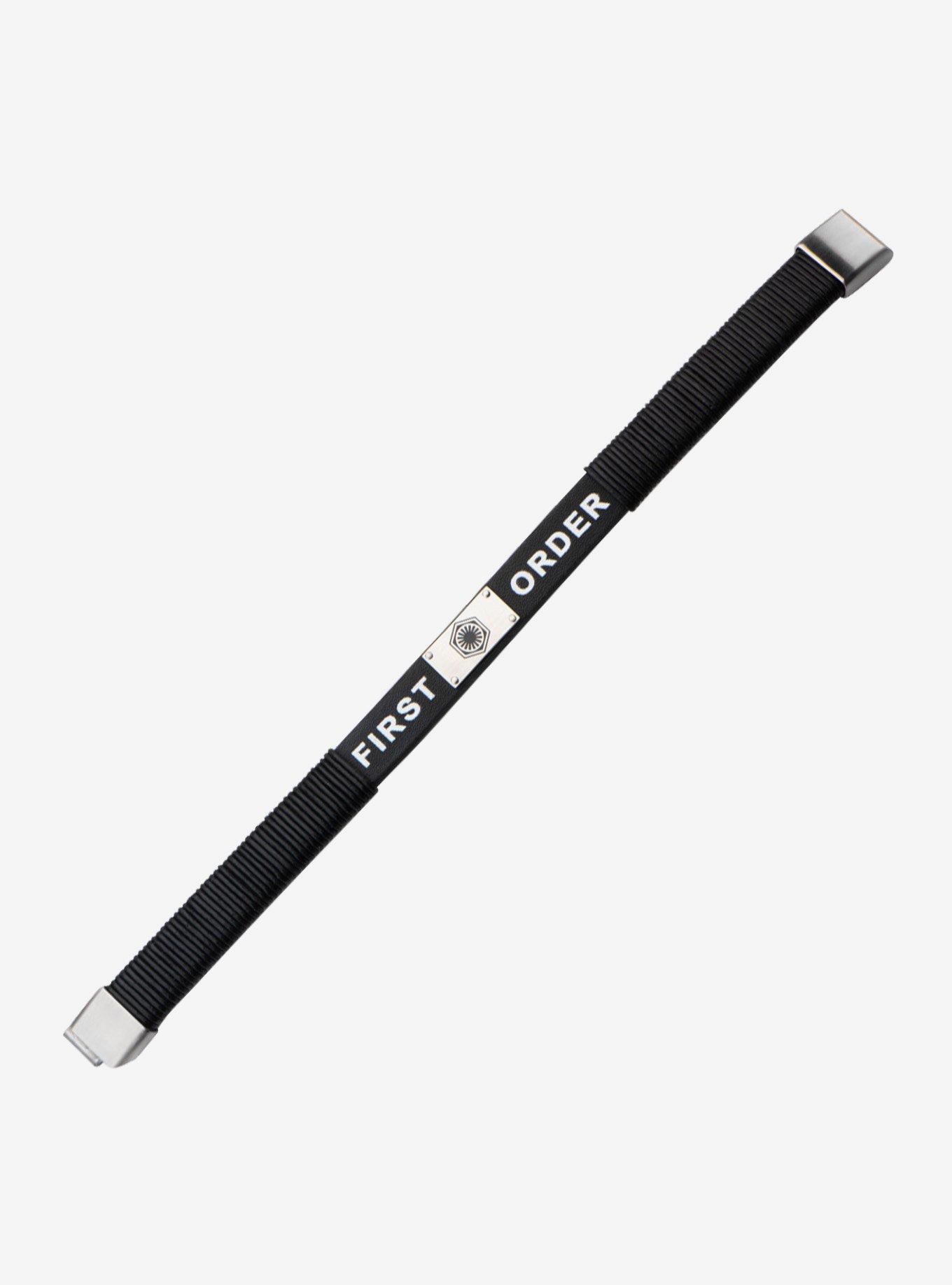 Star Wars Episode VII: The Force Awakens First Order Logo Leather Bracelet, , hi-res