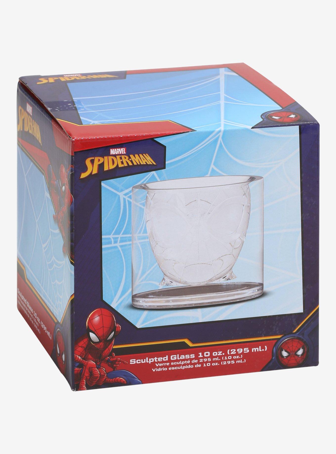 Marvel Spider-Man Double Wall Sculpted Glass, , alternate