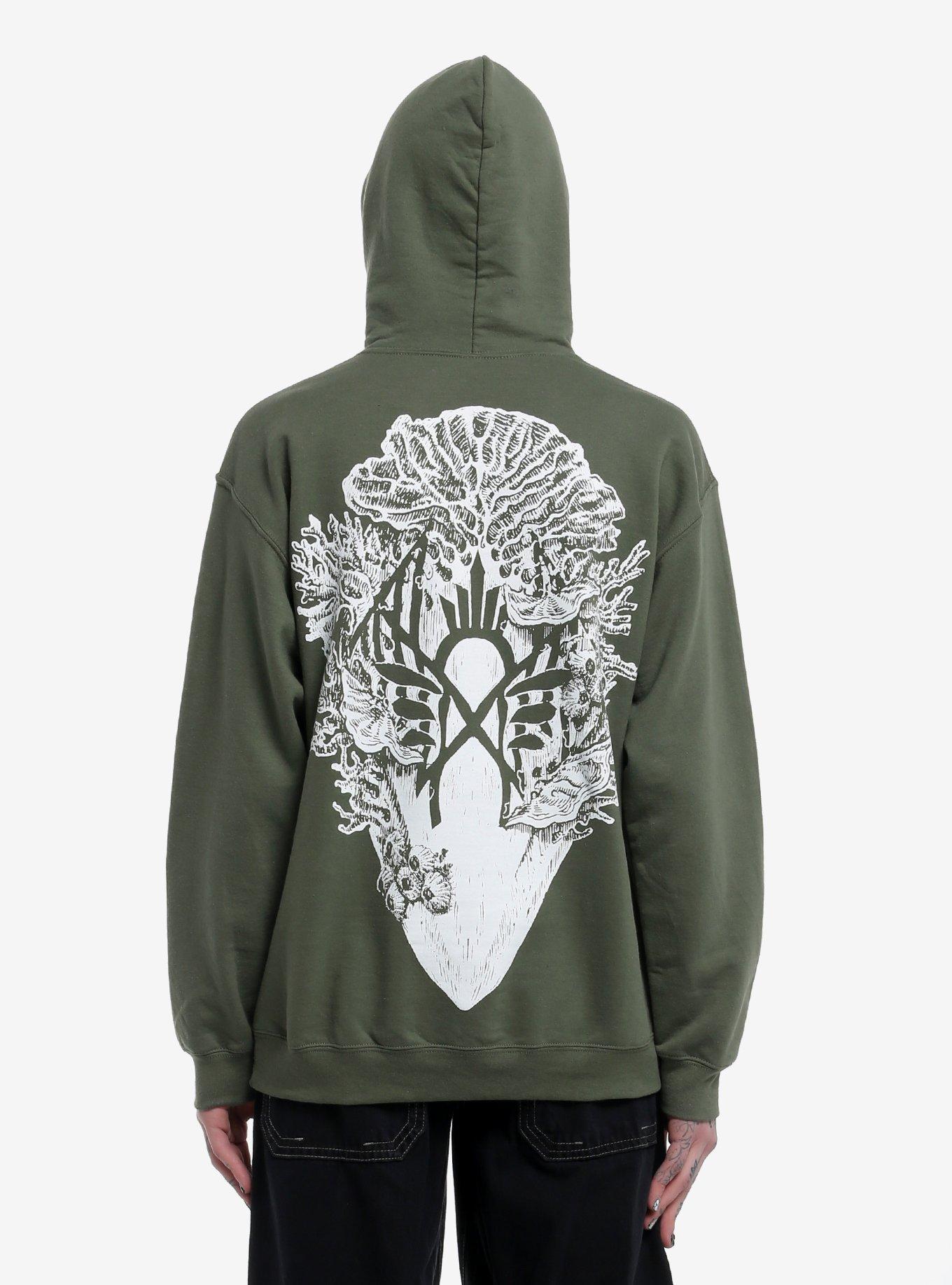 Sleep Token This Place Will Become Your Tomb Green Hoodie, MILITARY GREEN, alternate