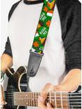 St. Patrick's Day Buttons Stacked Guitar Strap, , alternate