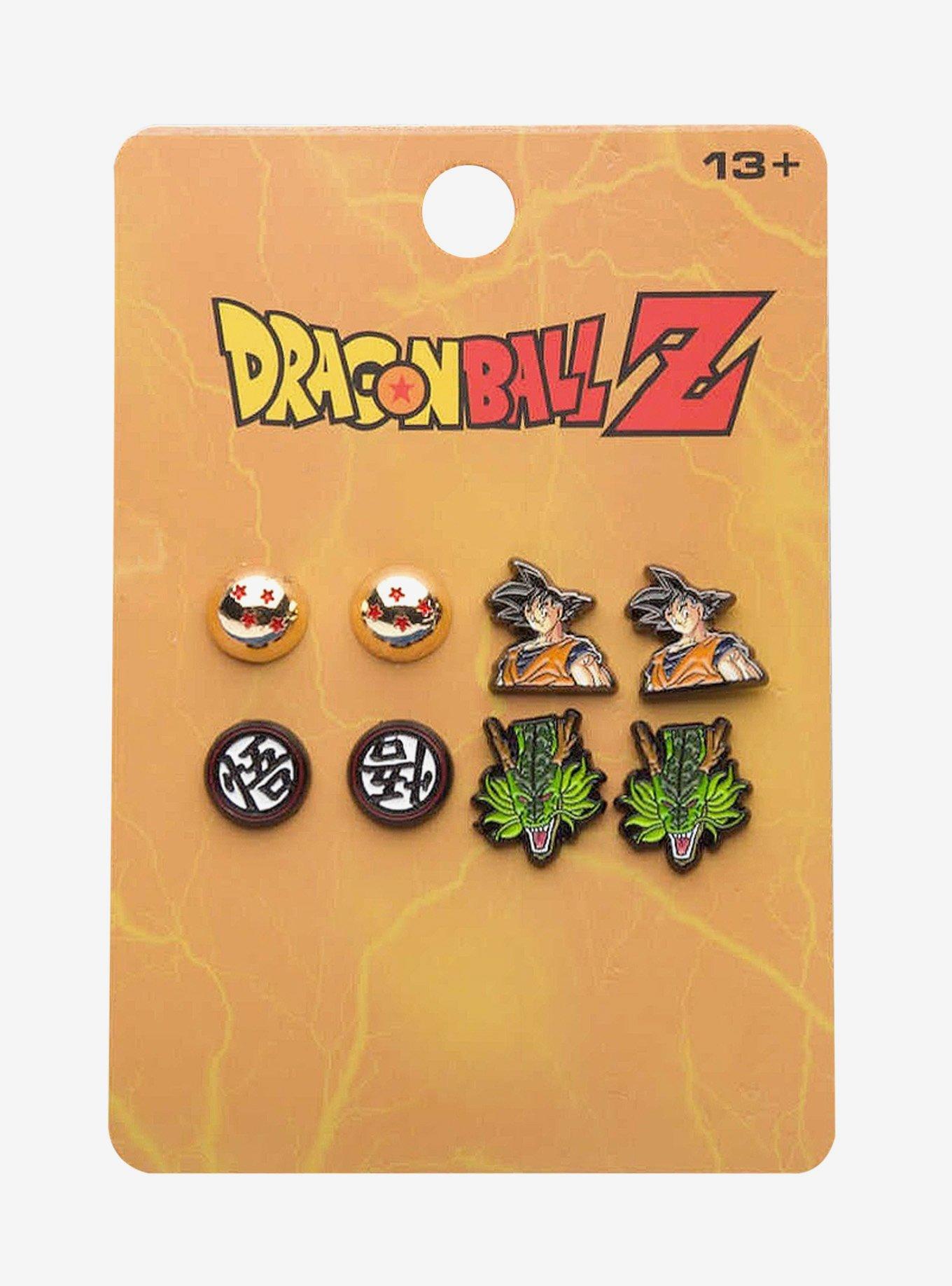 Dragon Ball Z Characters Earrings Set, , hi-res