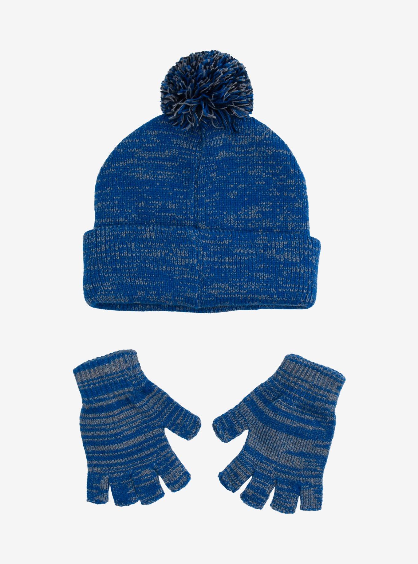 Harry Potter Ravenclaw Marled Glove & Beanie Set, , hi-res