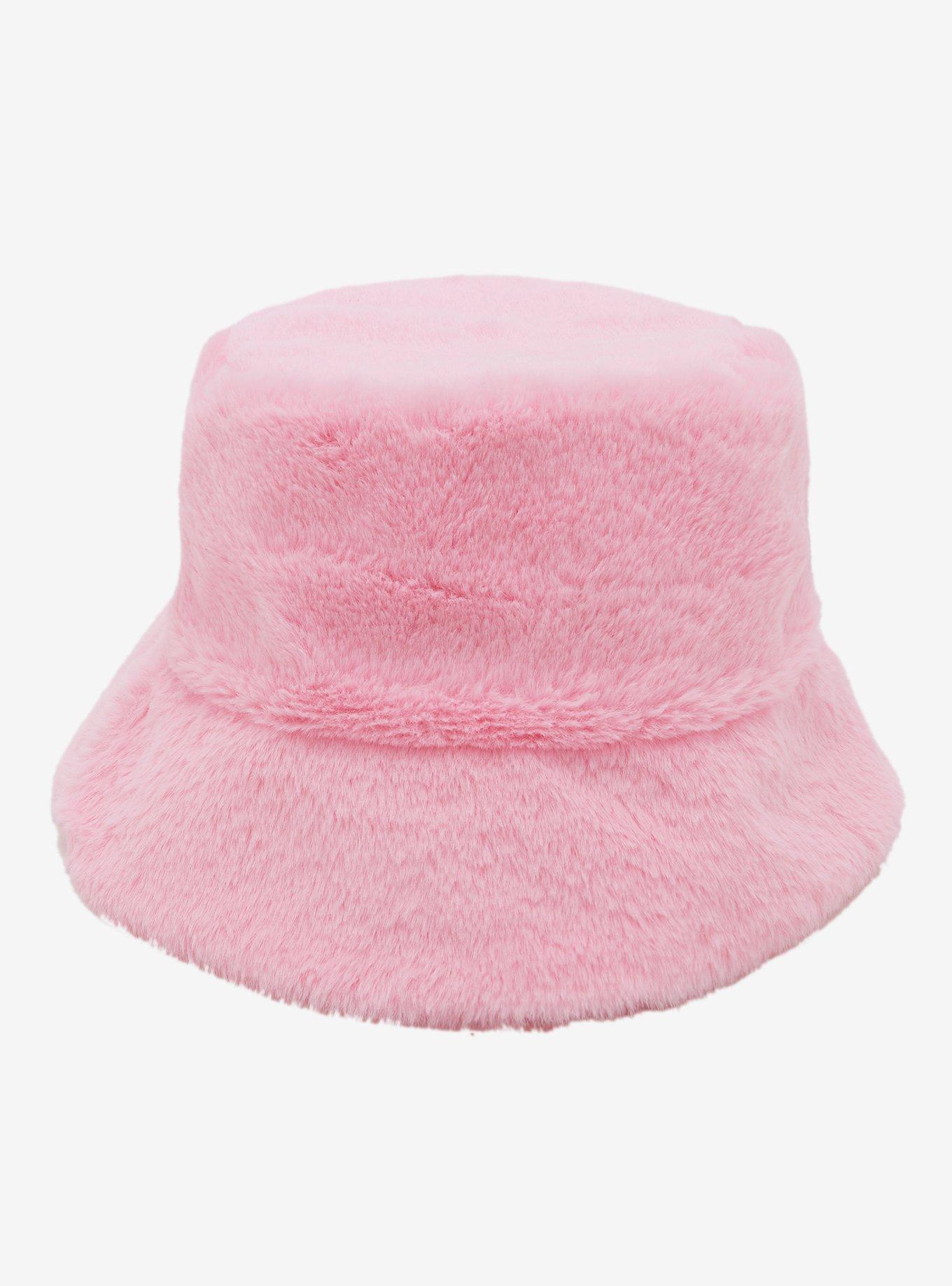 Hello Kitty Fuzzy Bucket Hat, , hi-res