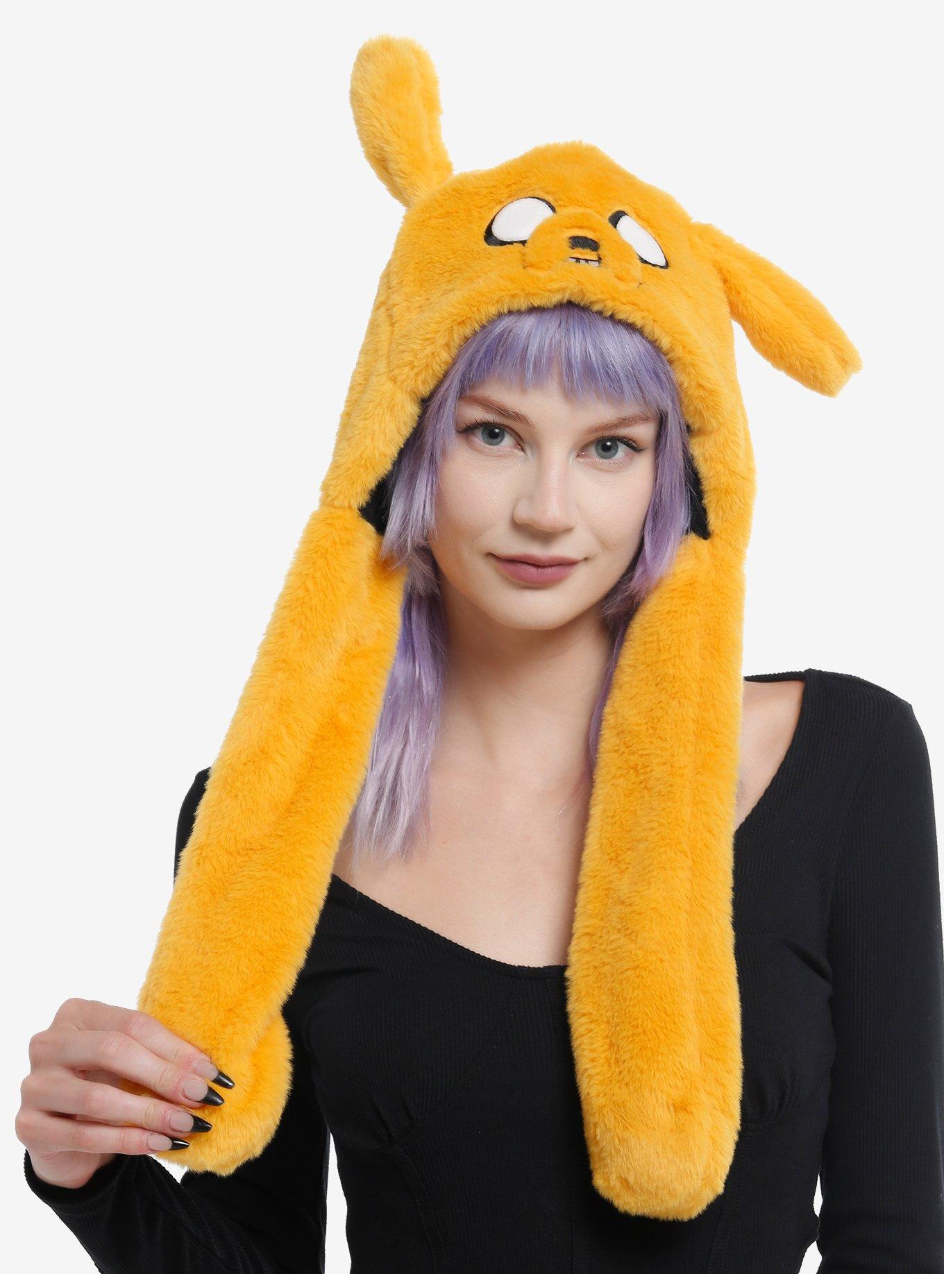 Adventure Time Jake Fuzzy Tassel Beanie With Moveable Ears