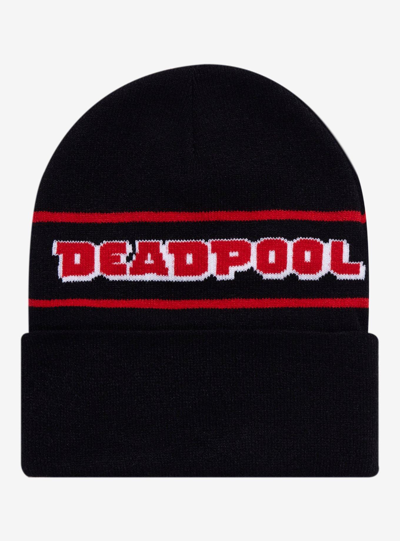 Marvel Deadpool Slash Logo Beanie, , hi-res