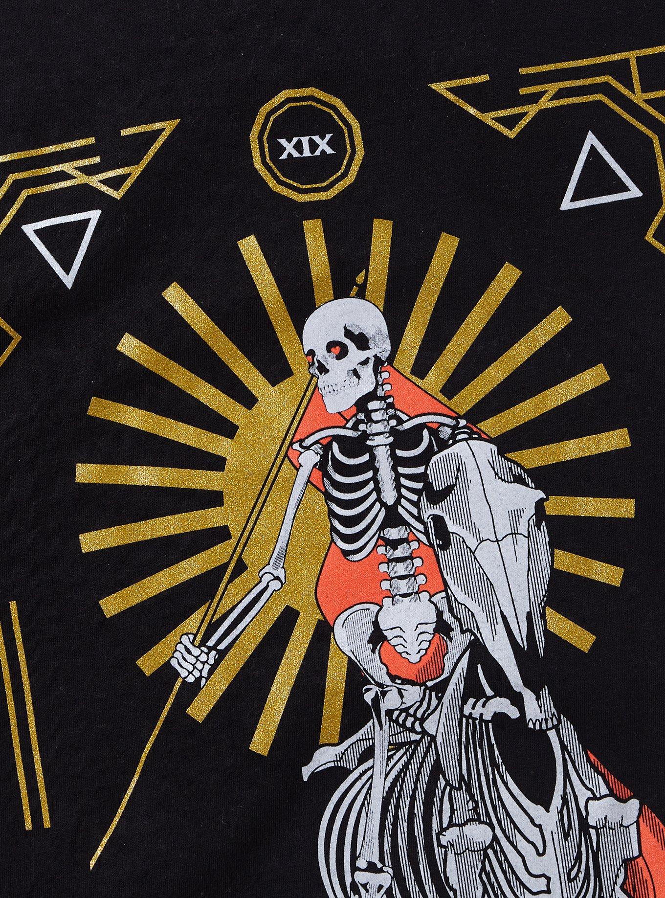 Cloak Tarot Sun Glitter T-Shirt, , hi-res