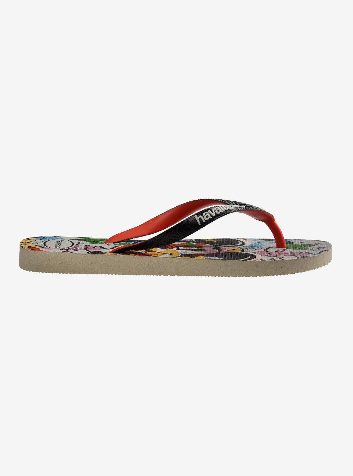 Havaianas Disney Mickey Mouse Scribble Portrait Women's Sandals, MULTI, alternate