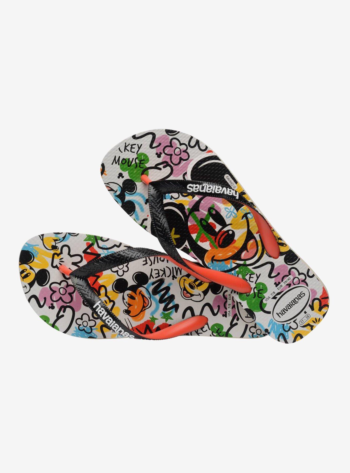 Havaianas Disney Mickey Mouse Scribble Portrait Women's Sandals, MULTI, alternate