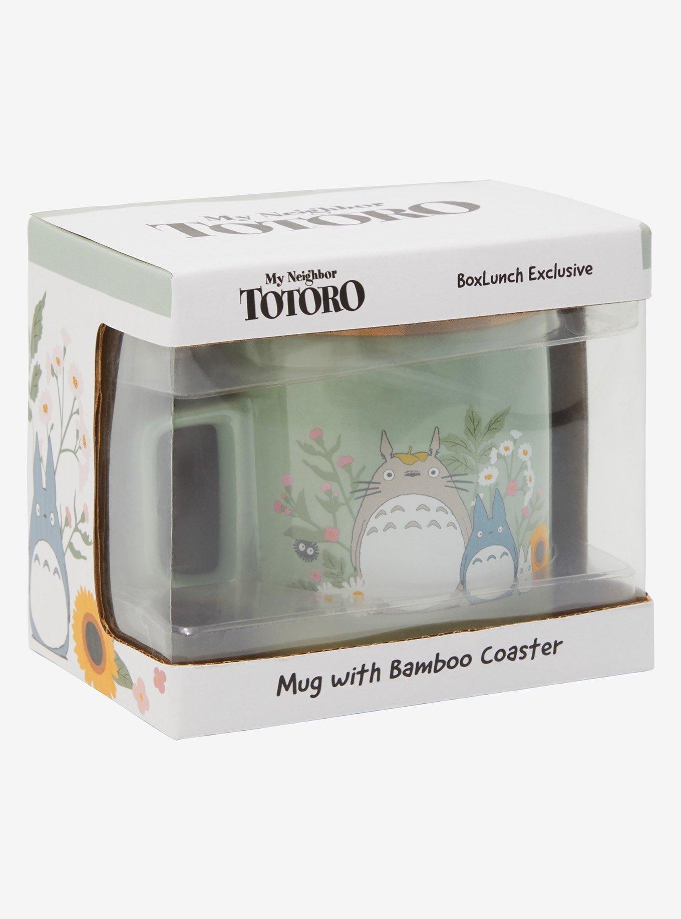 Studio Ghibli My Neighbor Totoro Sunflower Mug with Bamboo Coaster — BoxLunch Exclusive, , alternate