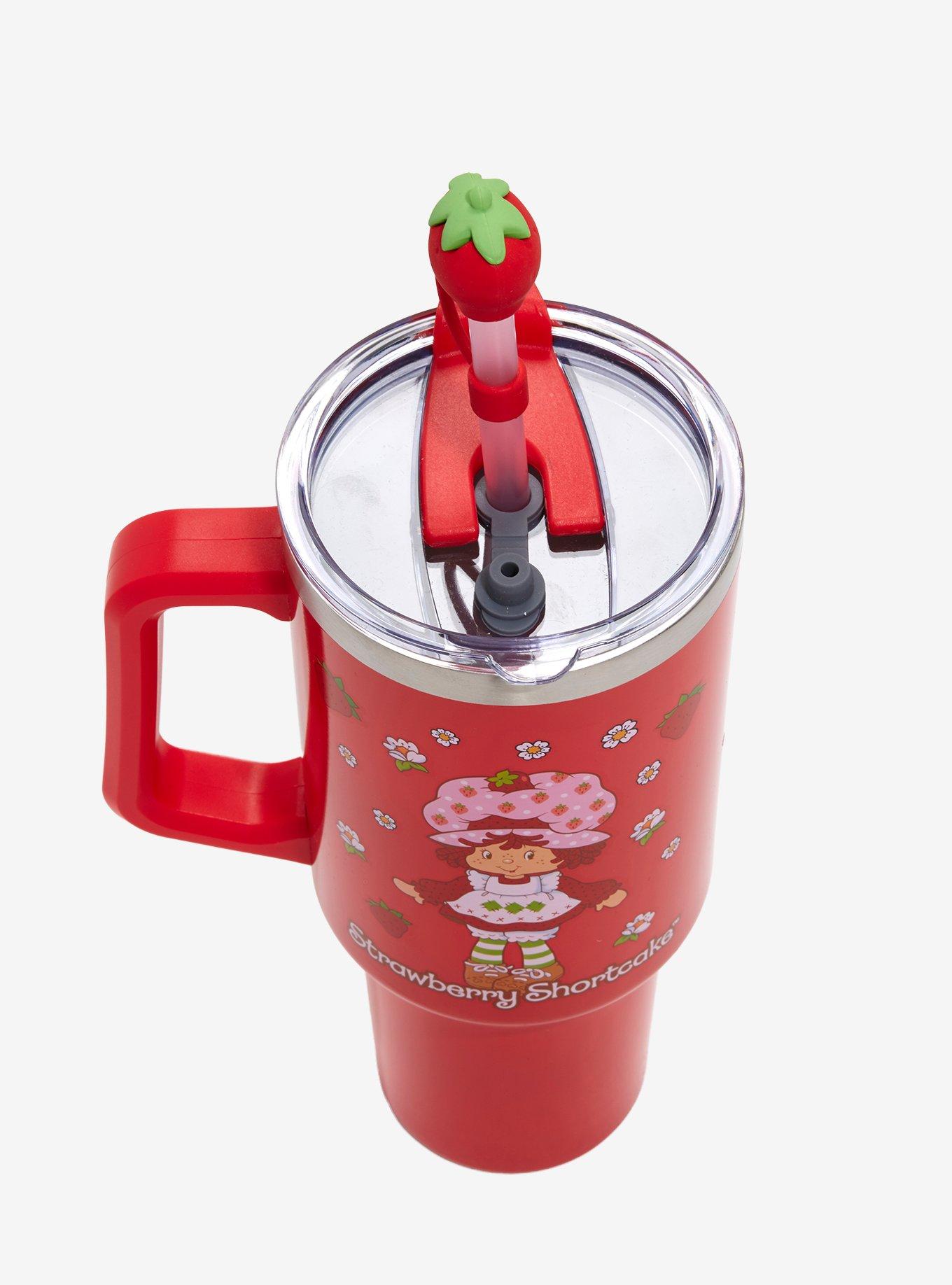 Strawberry Shortcake Straw Tumbler with Handle — BoxLunch Exclusive, , alternate