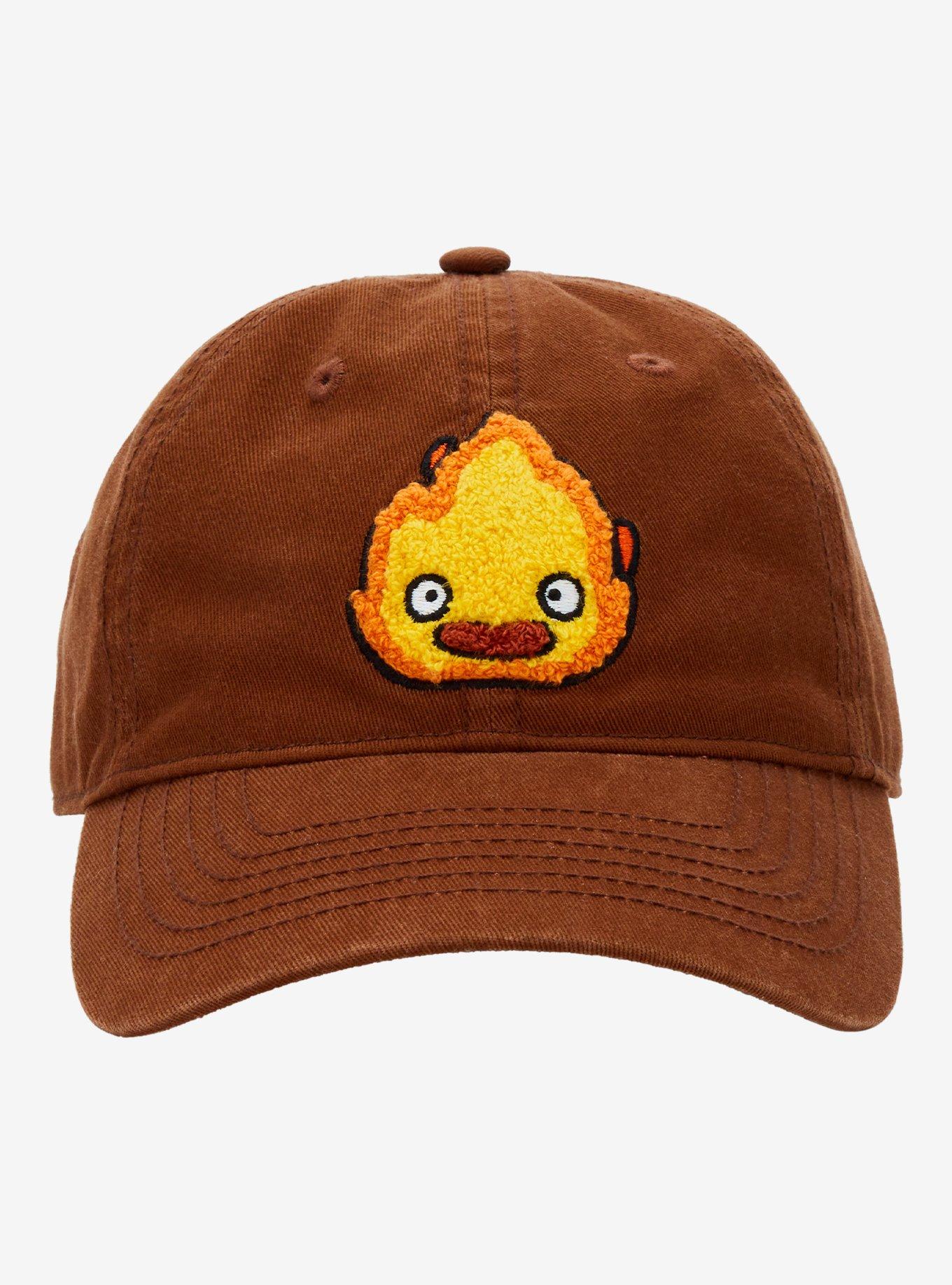 Studio Ghibli Howl's Moving Castle Calcifer Chenille Ball Cap — BoxLunch Exclusive, , hi-res