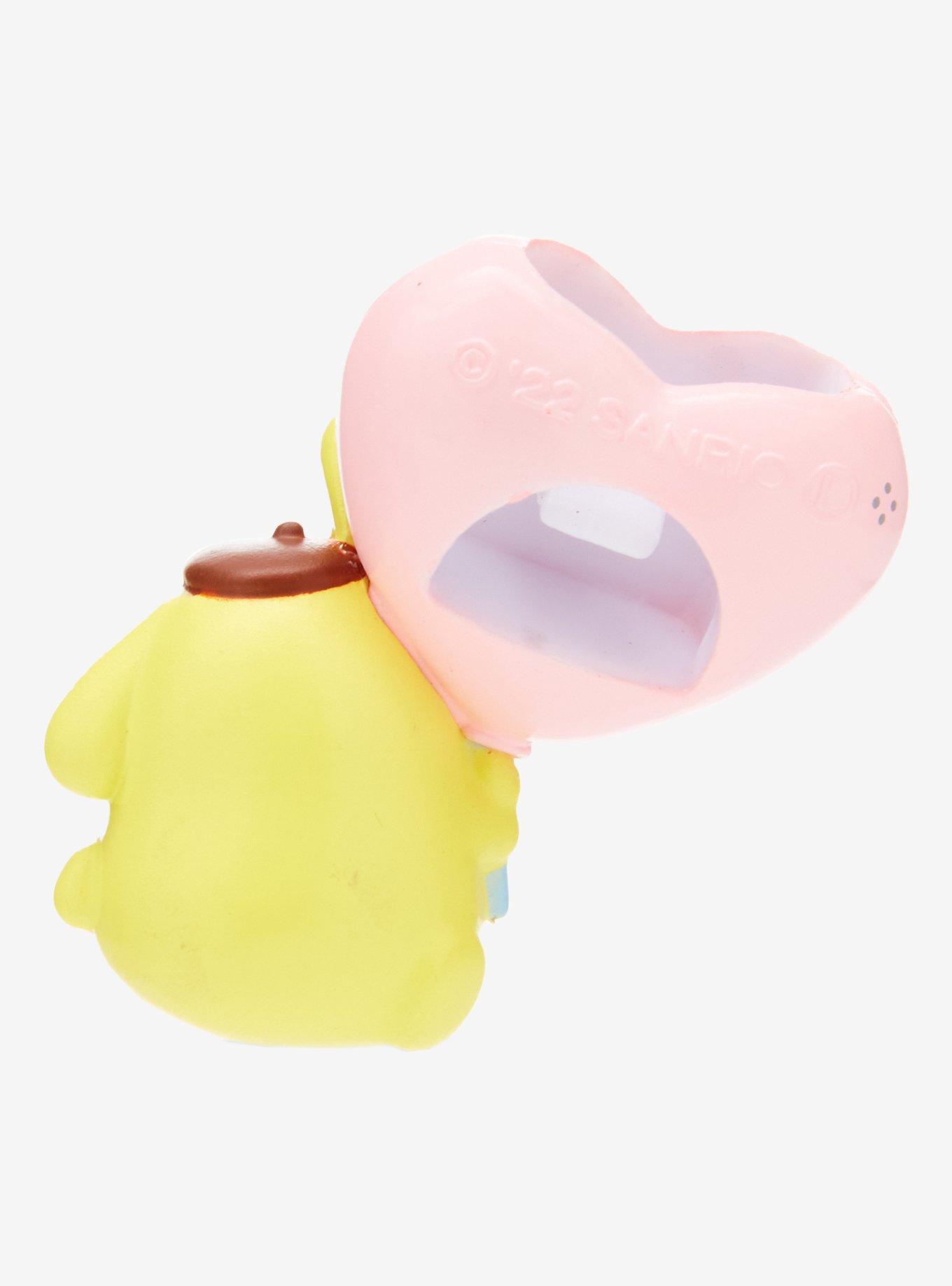 Bandai Namco ZipperBite Sanrio Pompompurin Zipper Pull Charm, , alternate