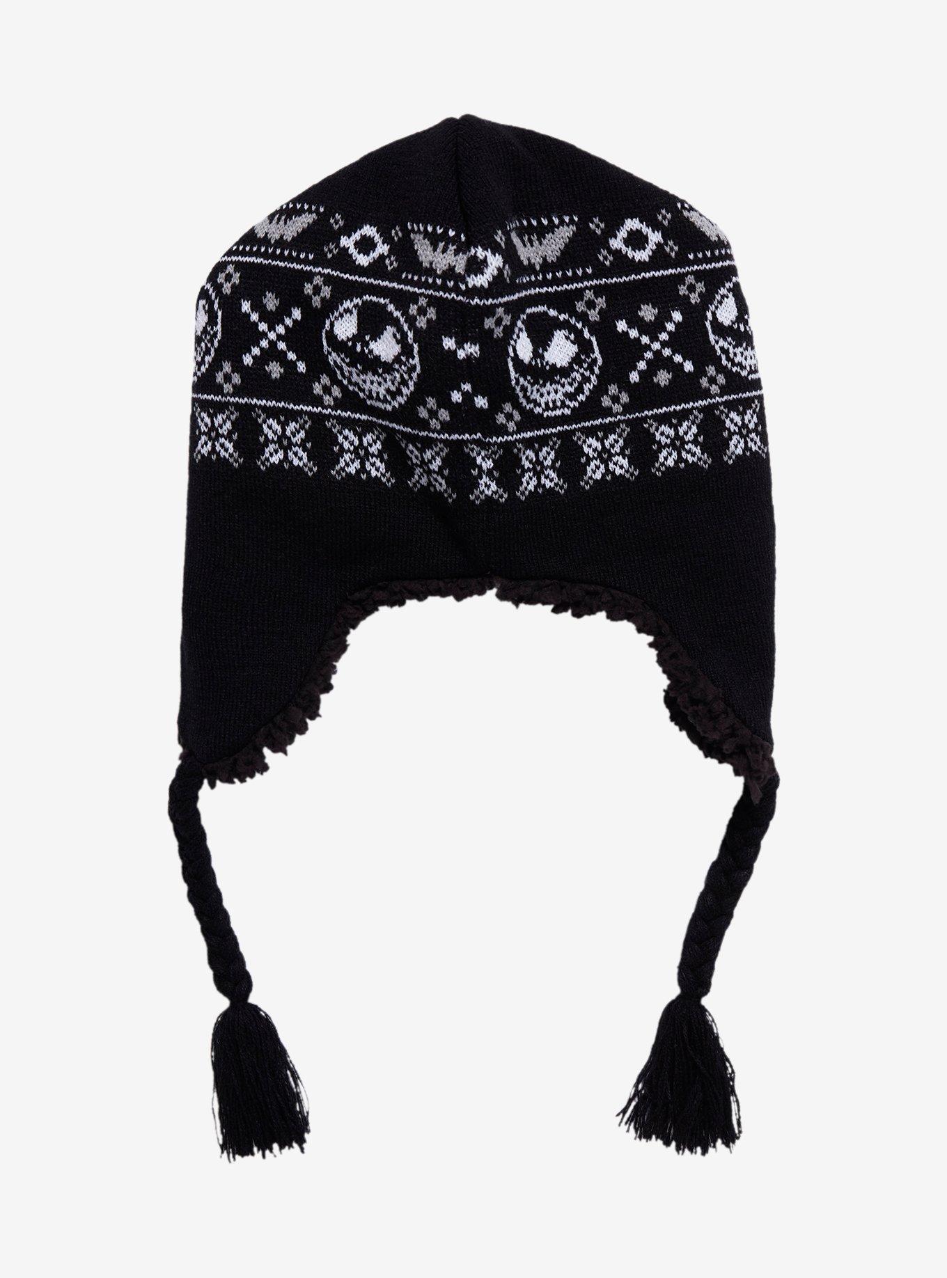 The Nightmare Before Christmas Jack Fair Isle Trapper Hat, , hi-res