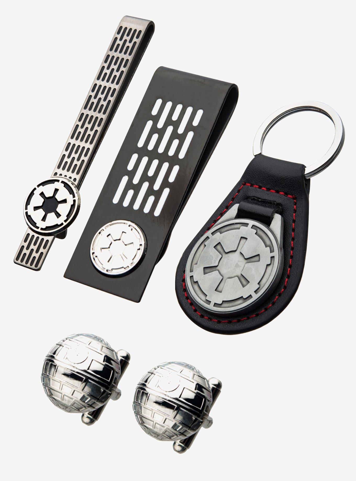 Star Wars Imperial Key Chain, Money Clip, Tie Clip & Cuff Links Set