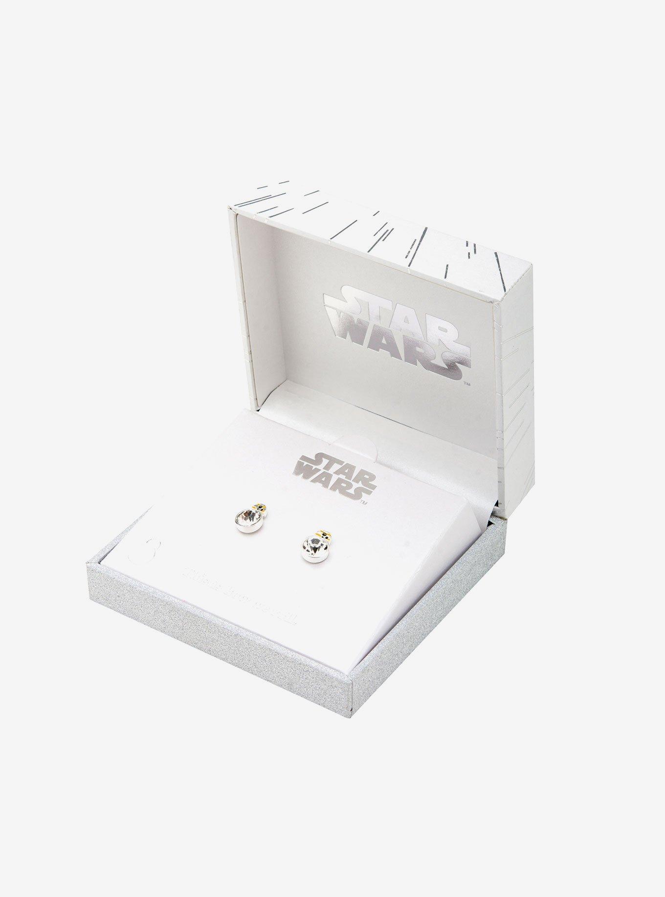 Star Wars Silver Plated BB8 Stud Earrings