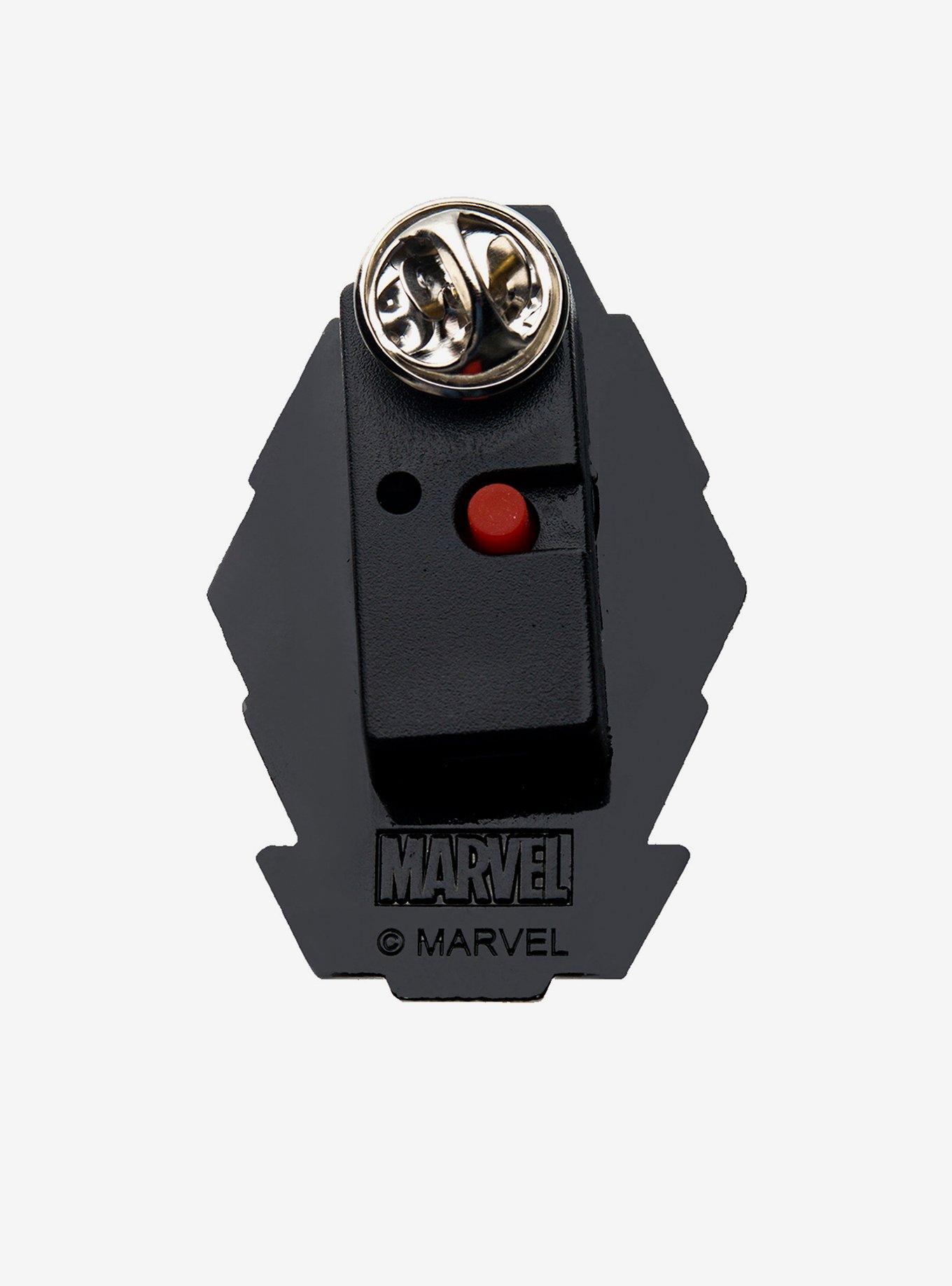 Marvel Avengers Endgame Iron Man Helmet Lightning Pin, , alternate