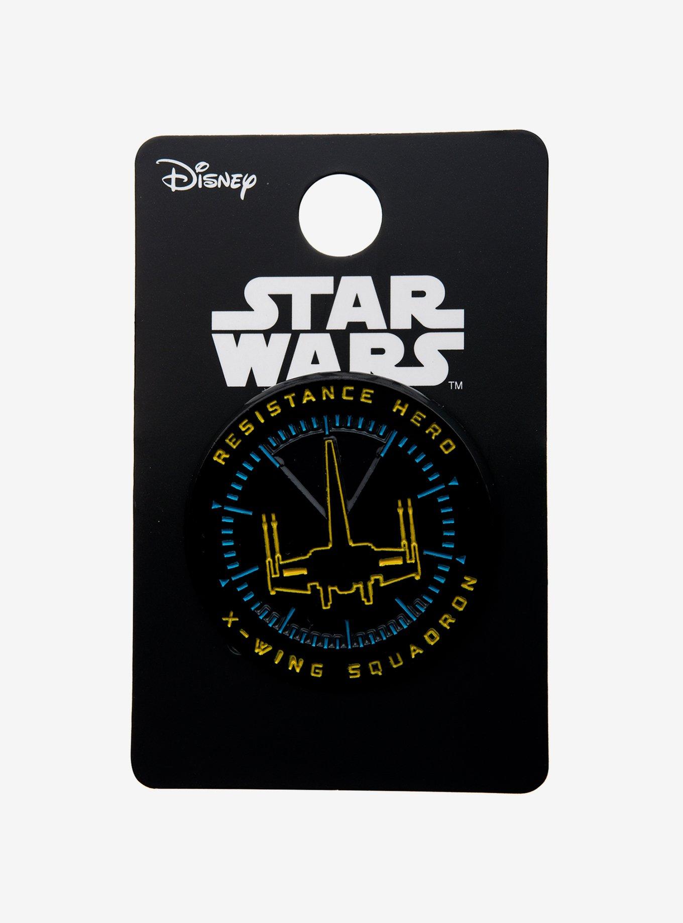 Star Wars Episode 9 Resistance Hero Glow In The Dark Base Metal Pin, , alternate