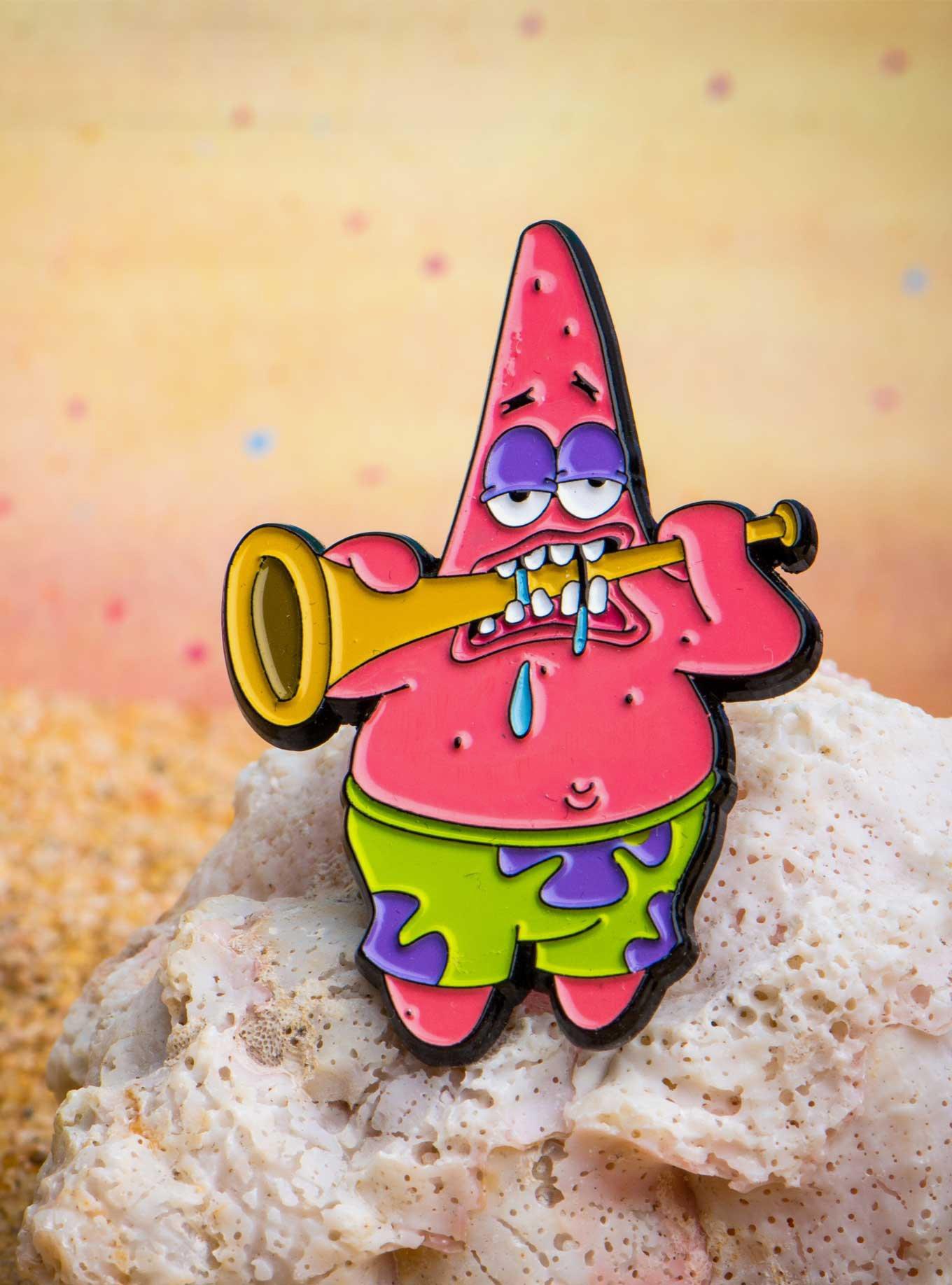 SpongeBob SquarePants Patrick Inside The Trombone Pin, , alternate