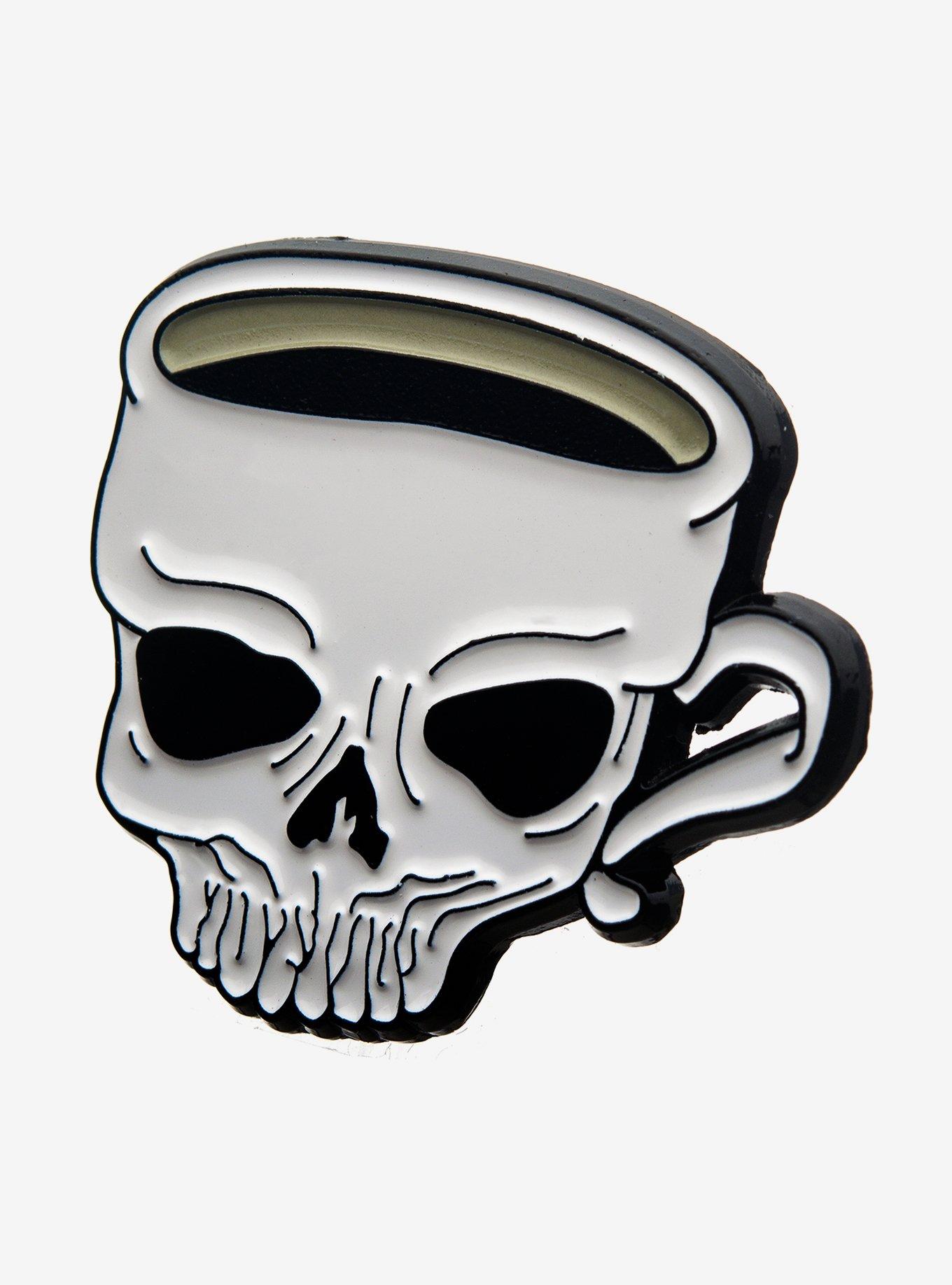 Skull Cup Pin, , hi-res