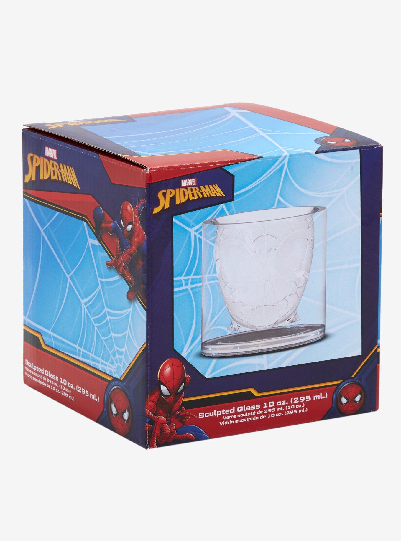 Marvel Spider-Man Sculpted Glass Cup, , alternate