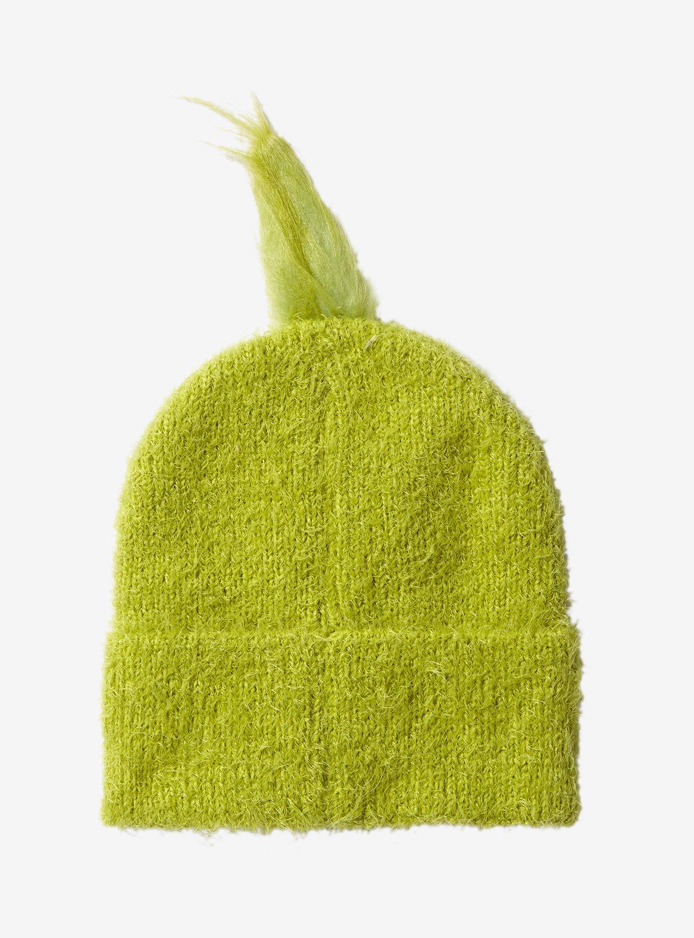 Dr. Seuss How The Grinch Stole Christmas Fuzzy Beanie, , hi-res