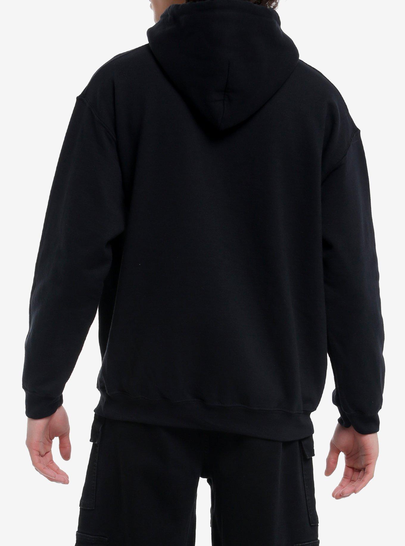 Billie Eilish Hit Me Hard And Soft Blue Floating Portrait Hoodie Hot Topic Exclusive, BLACK, alternate