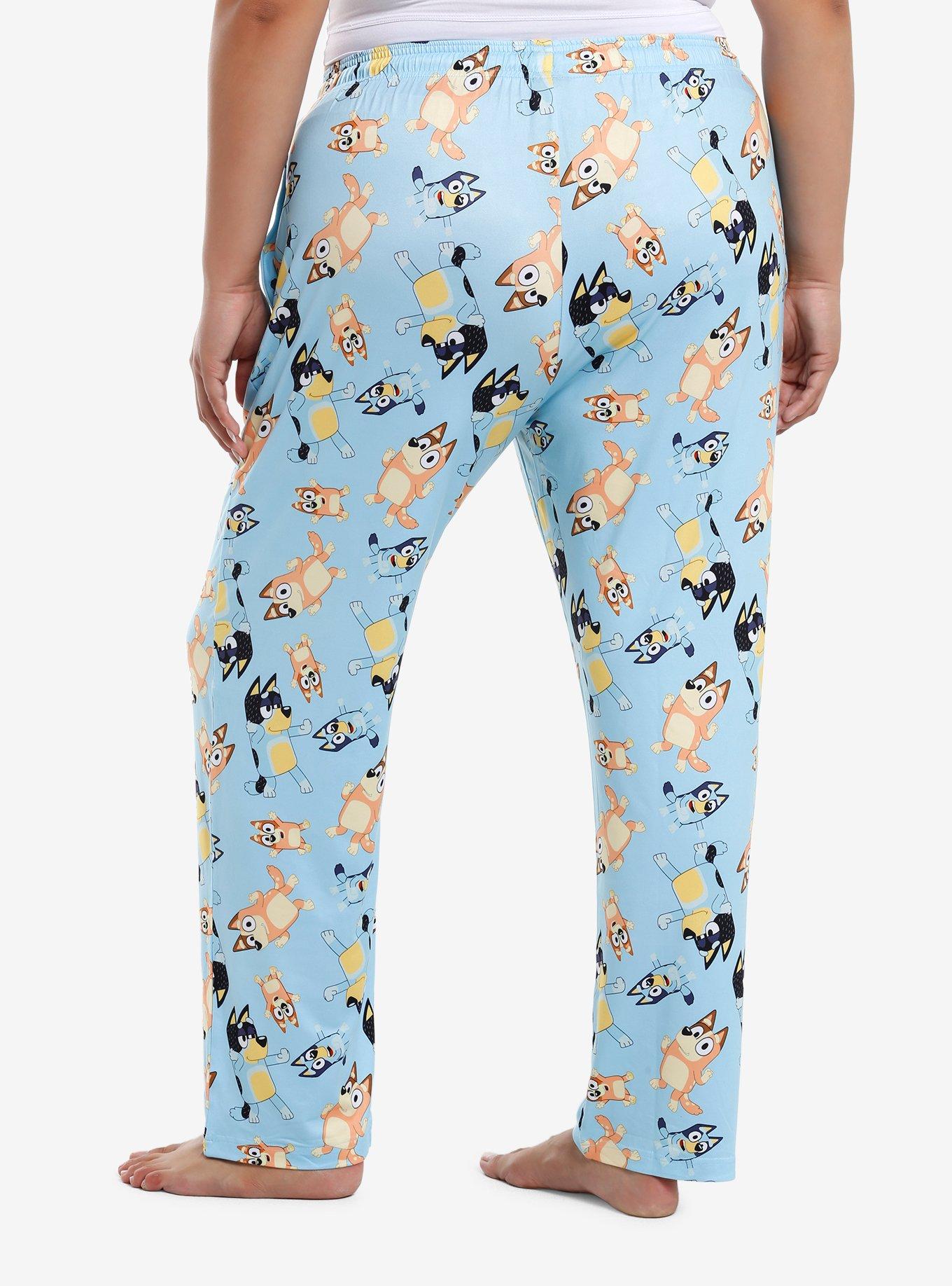 Bluey Family Pajama Pants Plus Size, MULTI, alternate