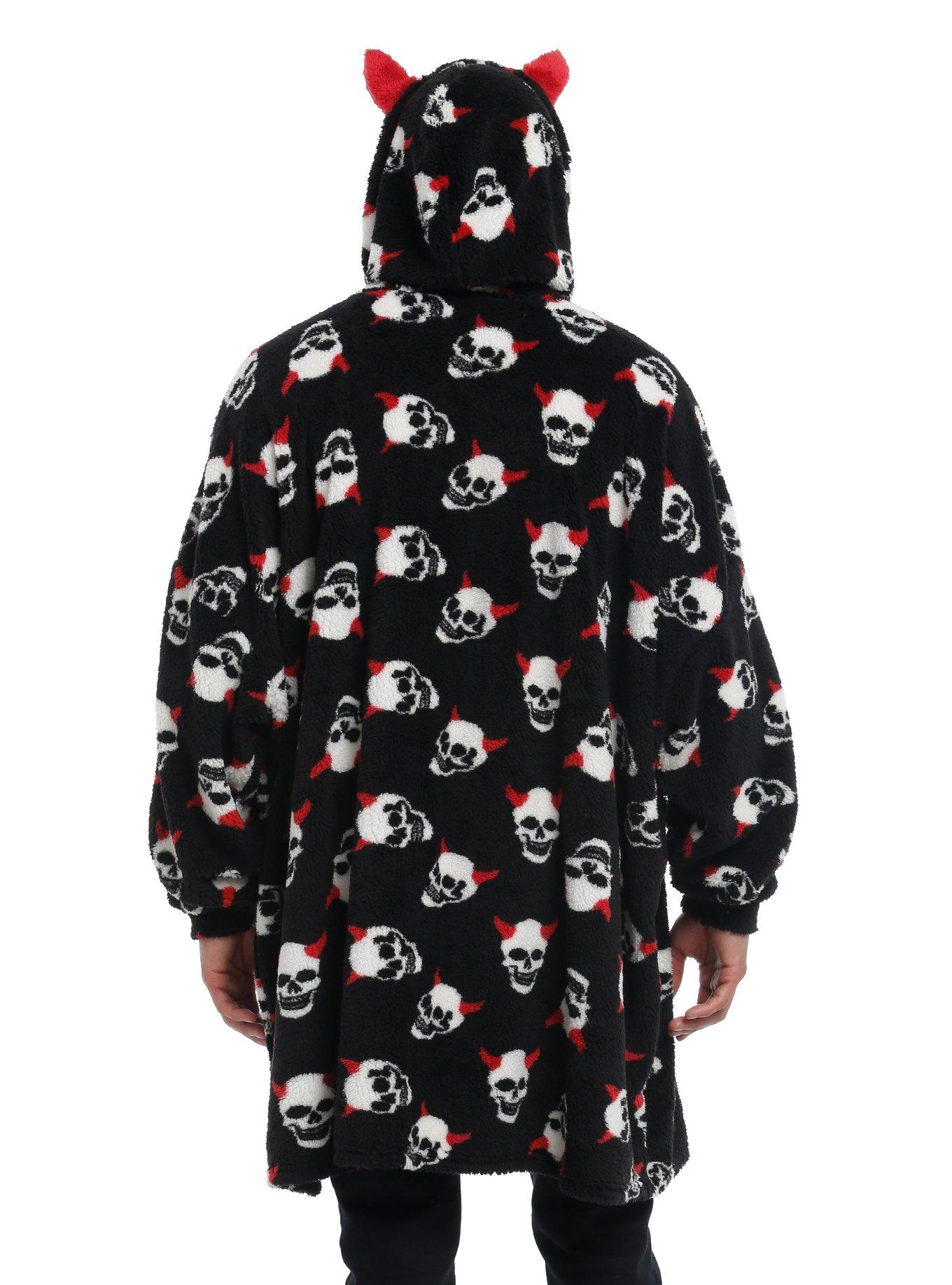 Social Collision Horned Devil Oversized Hoodie