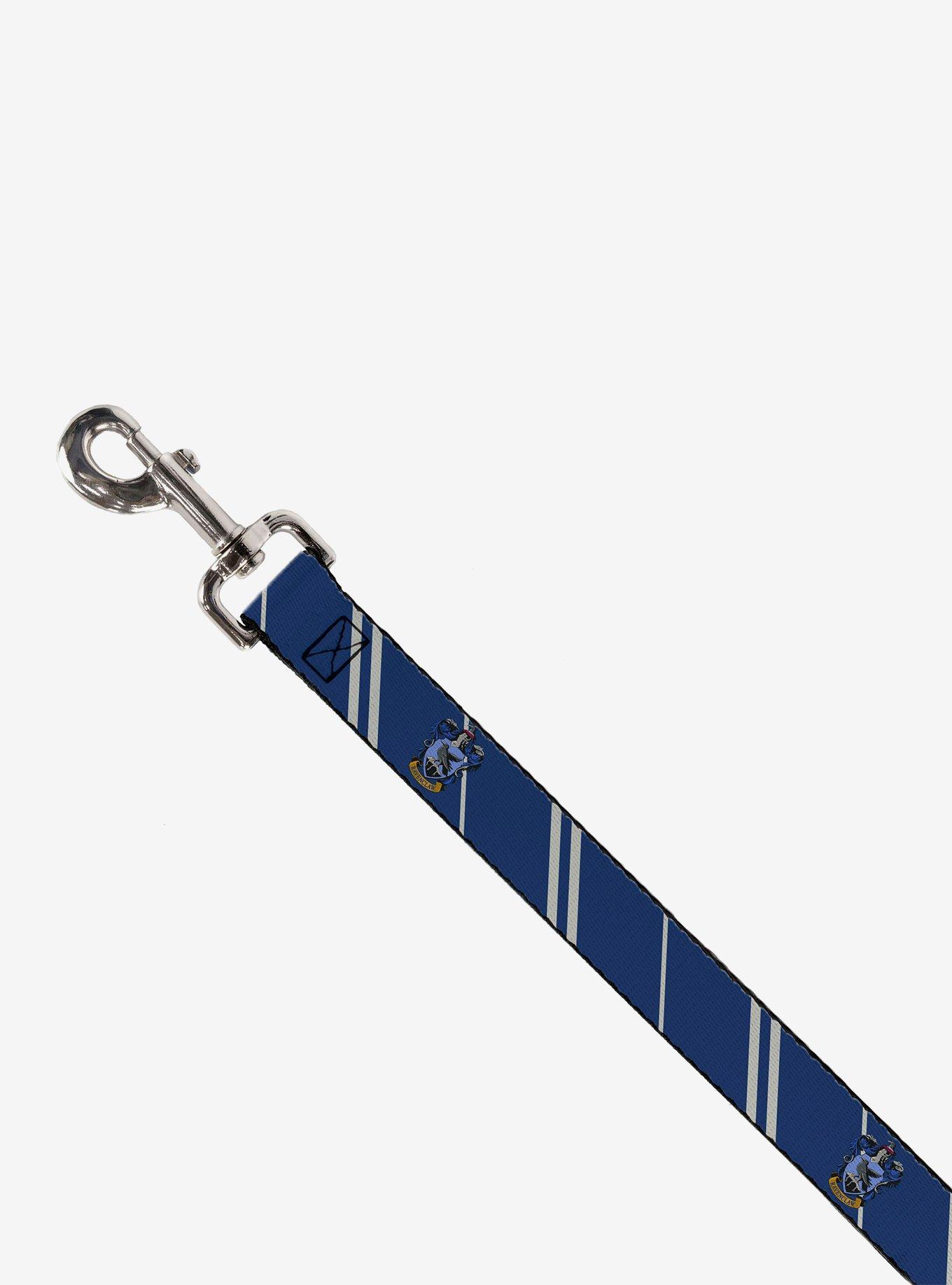Harry Potter Ravenclaw Crest Stripe Dog Leash, BLUE, alternate