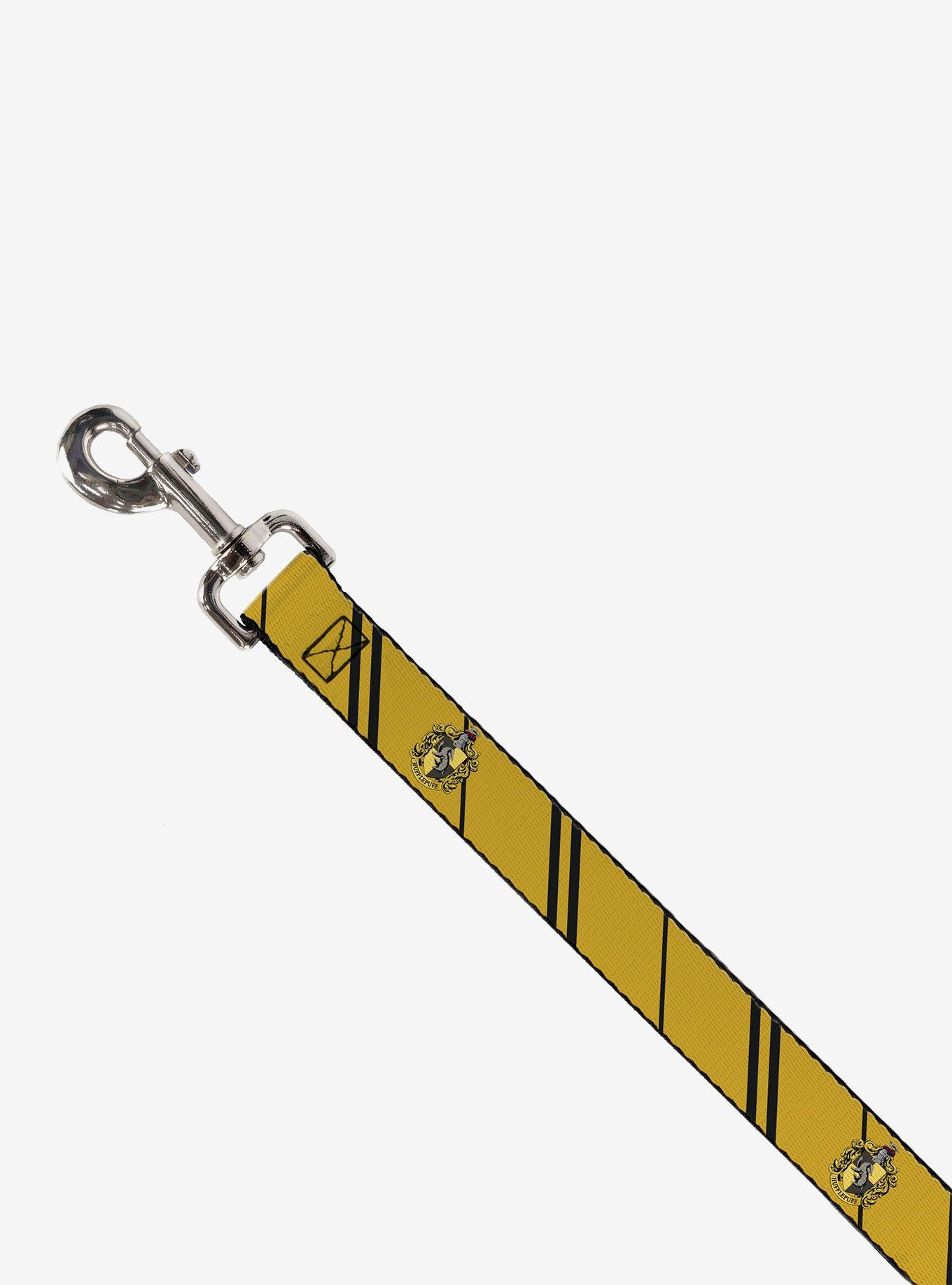 Harry Potter Hufflepuff Crest Stripe Dog Leash, , hi-res