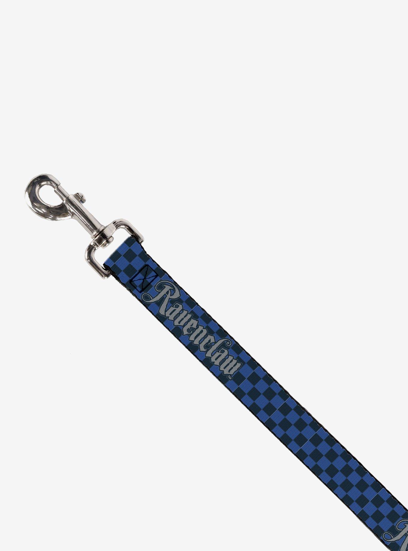Harry Potter Ravenclaw Checker Dog Leash, BLUE, alternate