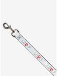 IT Chapter Two Loser Lover Quote Dog Leash, RED, alternate