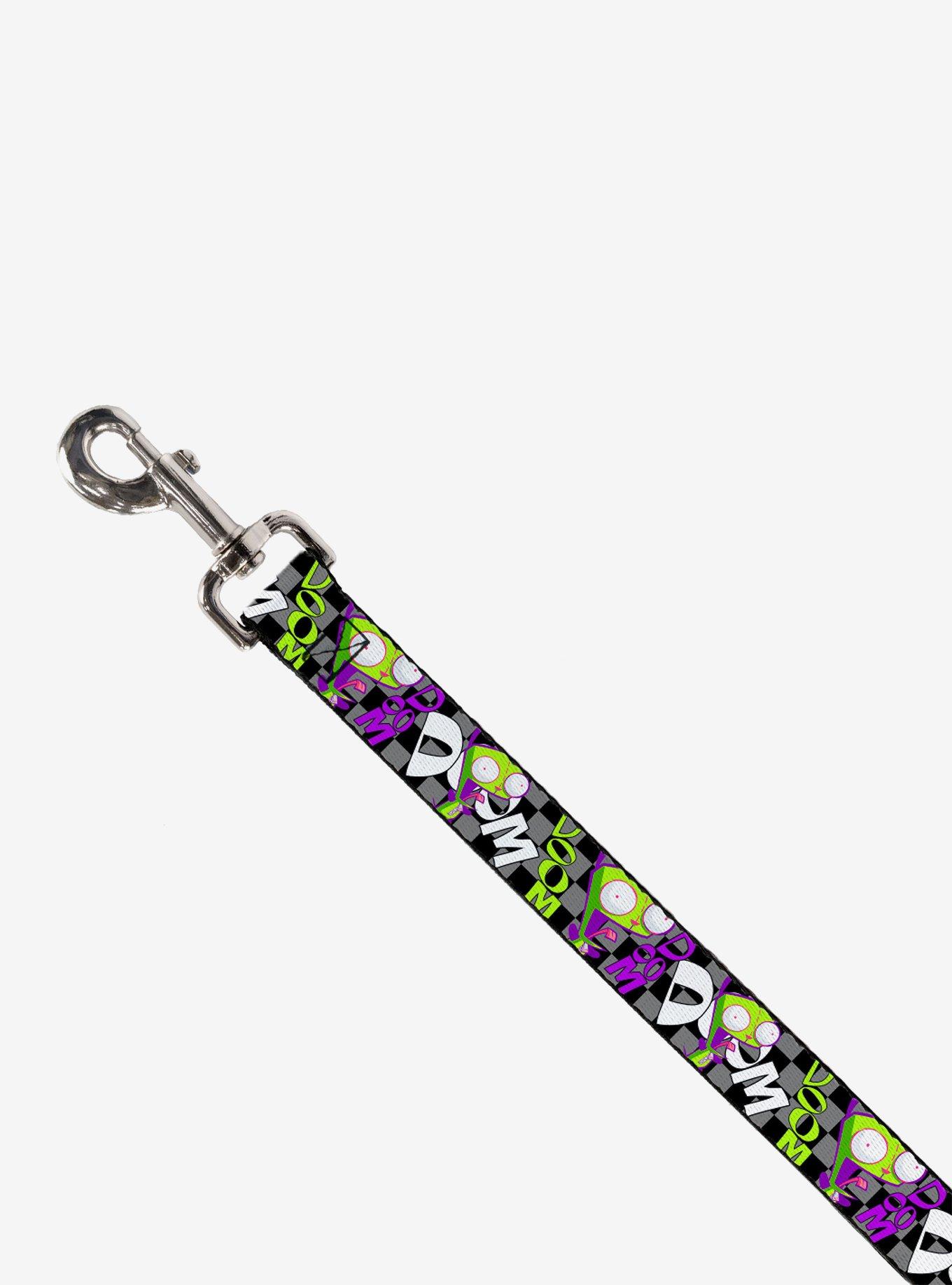 Invader Zim GIR Doom Pose Checker Dog Leash, , hi-res