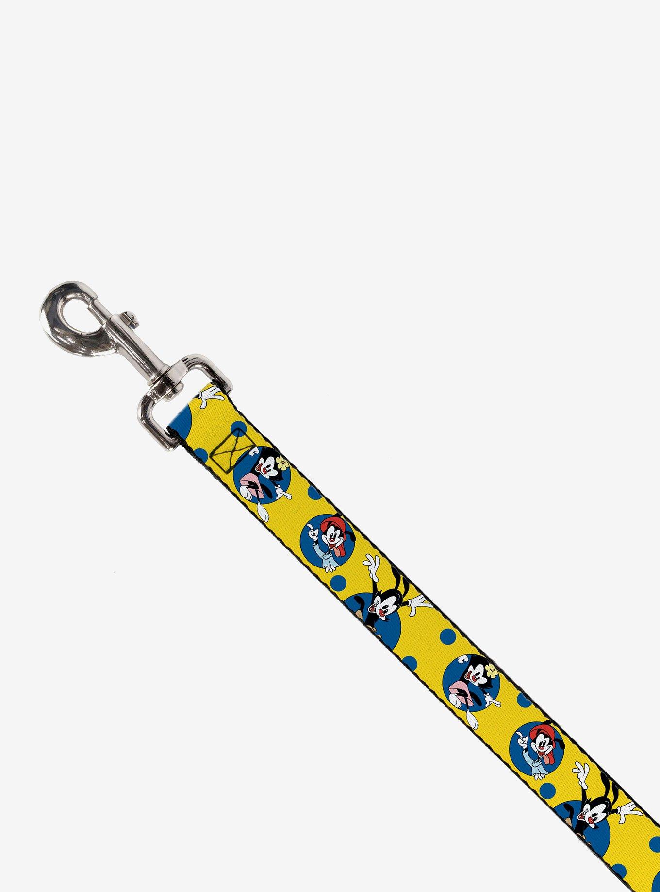 Animaniacs Yakko Wakko and Dot Poses Dog Leash, BRIGHT YELLOW, alternate