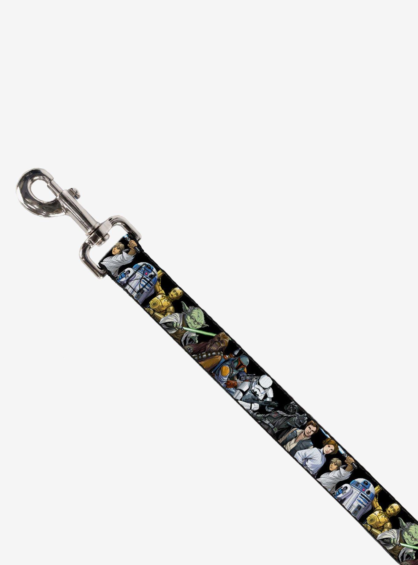 Star Wars Classic Character Poses Dog Leash, BLACK, alternate