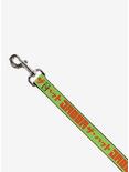 Star Wars Jabba The Hutt Text and Characters Dog Leash, GREEN, alternate