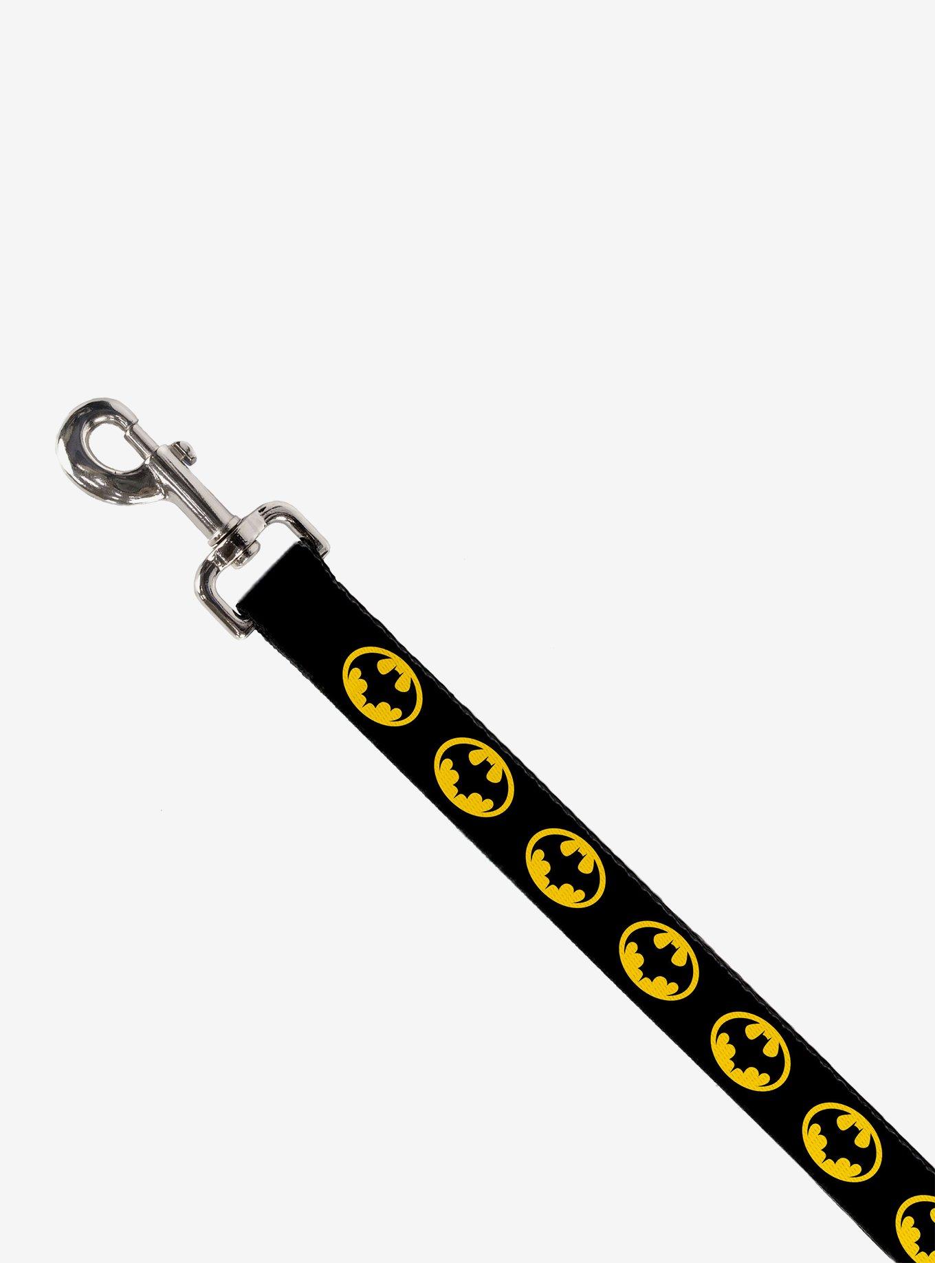 DC Comics Batman 1989 Logo Dog Leash, BLACK, alternate