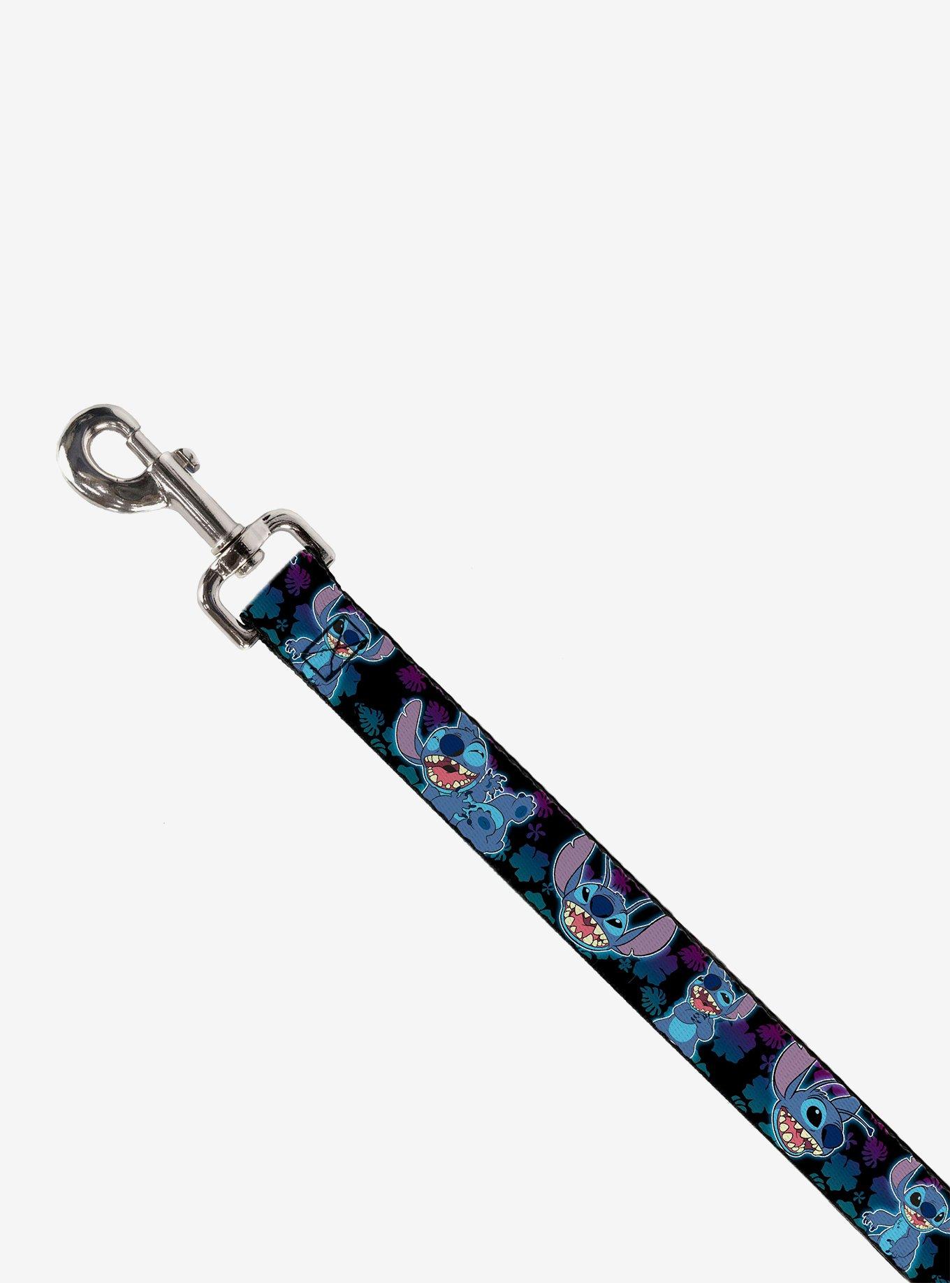 Disney Lilo & Stitch Expressions and Poses Tropical Fade Dog Leash, BLUE, alternate