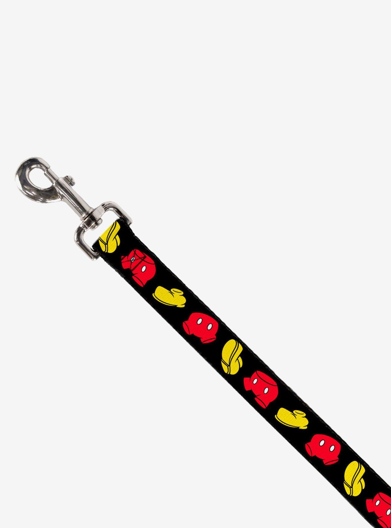 Disney Mickey Mouse Shorts and Shoes Dog Leash, BLACK, alternate