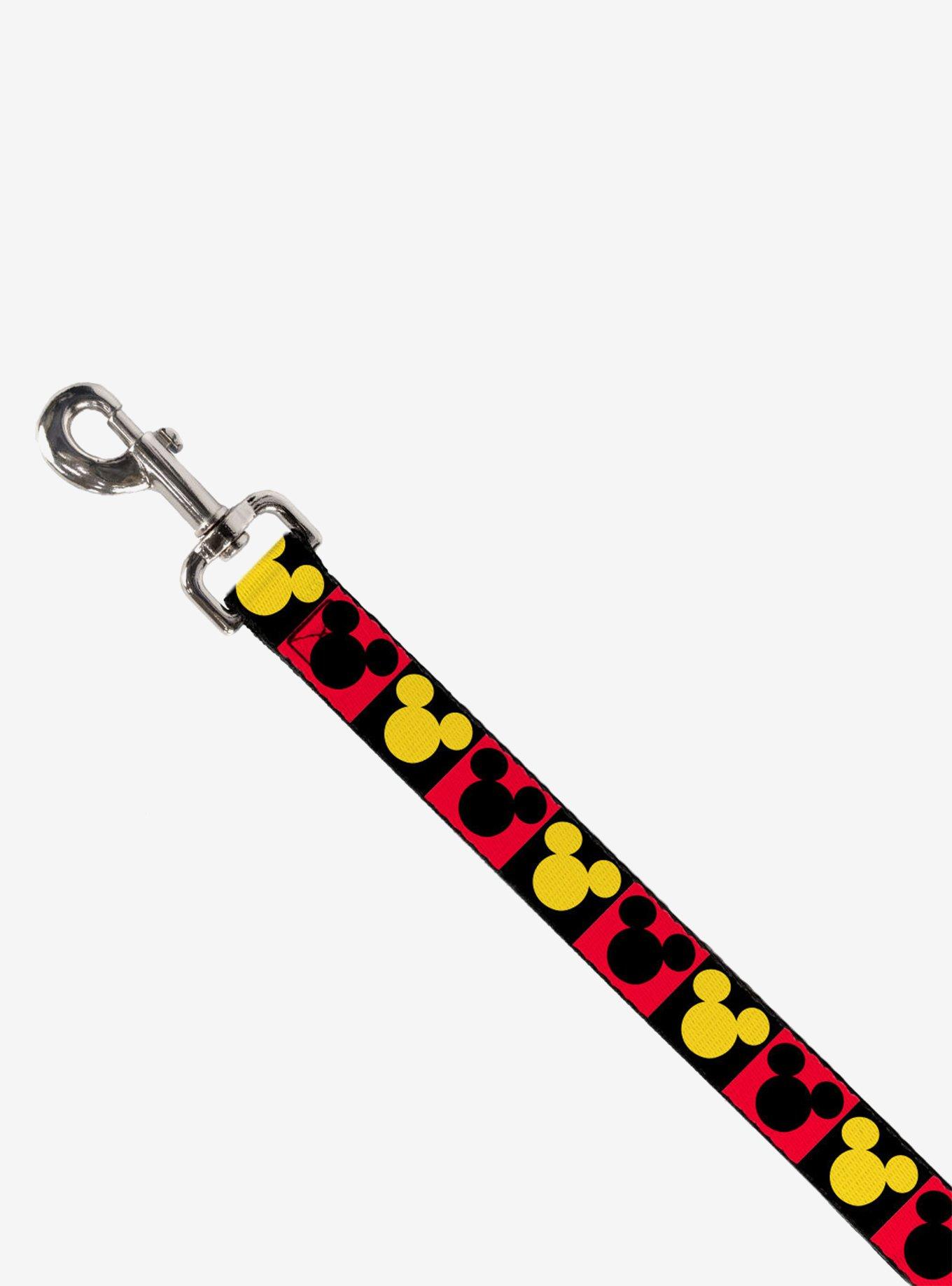 Disney Mickey Mouse Ears Icon Blocks Dog Leash, , hi-res