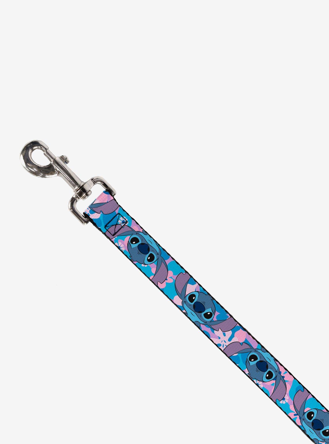 Disney Lilo & Stitch Flip Expressions Close Up Dog Leash, BLUE, alternate