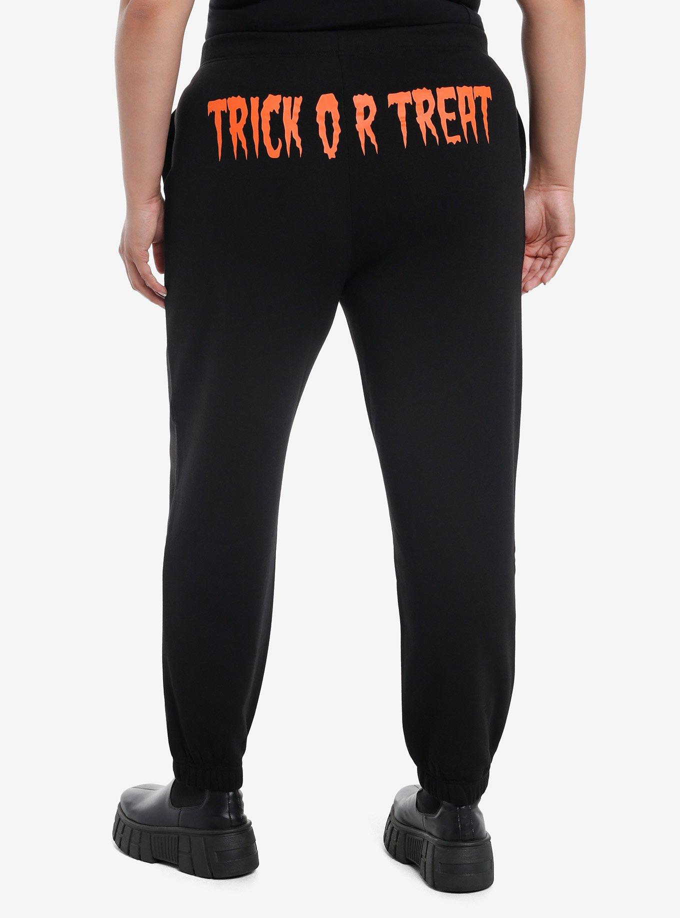 Social Collision Halloween Icons Girls Jogger Sweatpants Plus