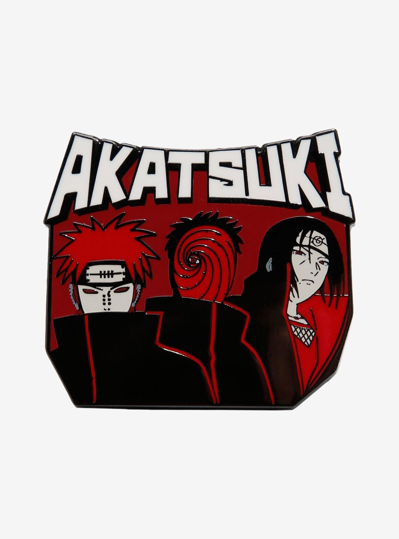 Naruto Shippuden Akatsuki Enamel Pin — BoxLunch Exclusive, , alternate