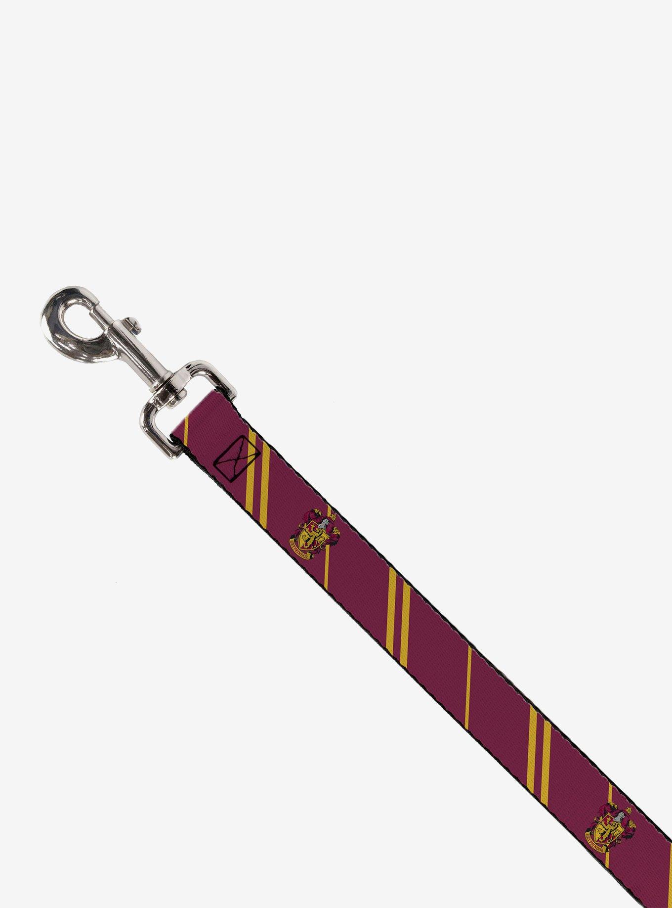 Harry Potter Gryffindor Crest Stripe Dog Leash, RED, alternate
