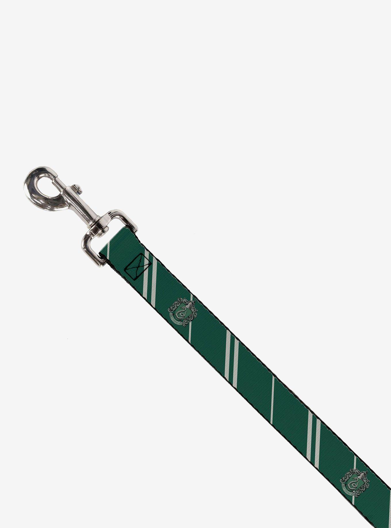 Harry Potter Slytherin Crest Stripe Dog Leash, GREEN, alternate