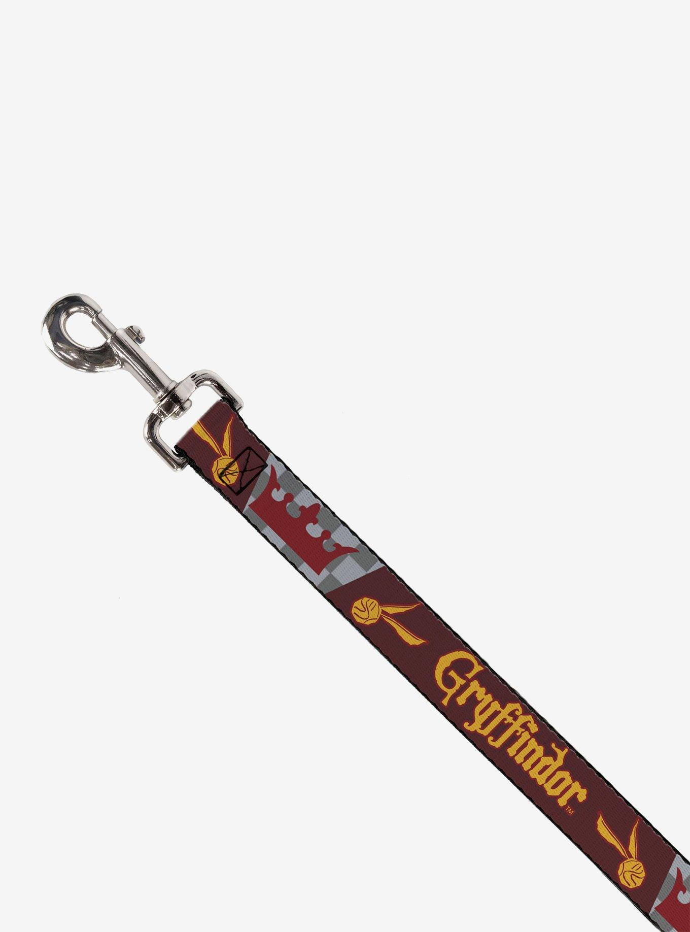 Harry Potter Gryffindor Quidditch Ball Crown Dog Leash, RED, alternate