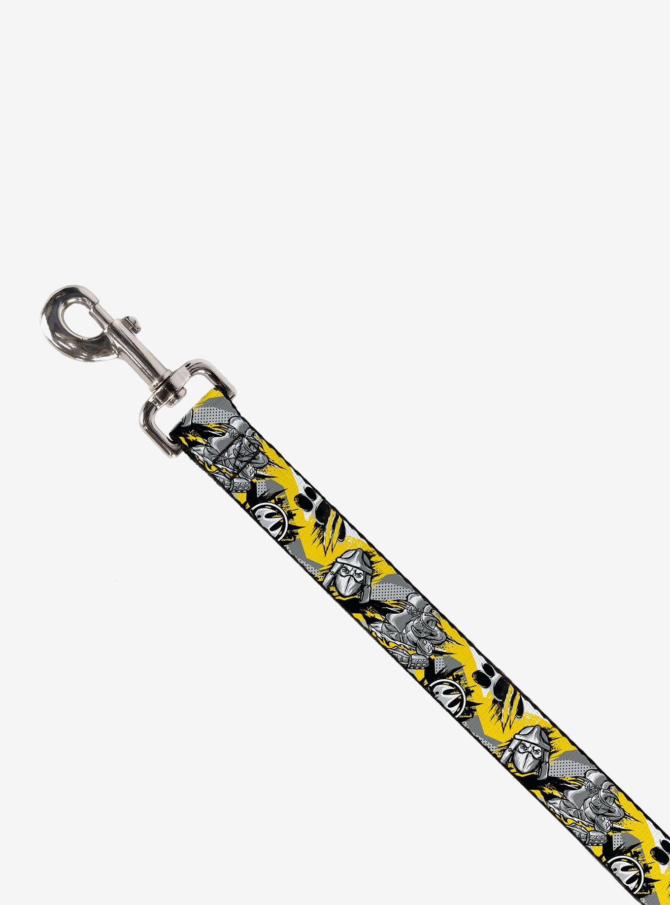 Teenage Mutant Ninja Turtles Shredder Pose and Icons Dog Leash, GREY, alternate